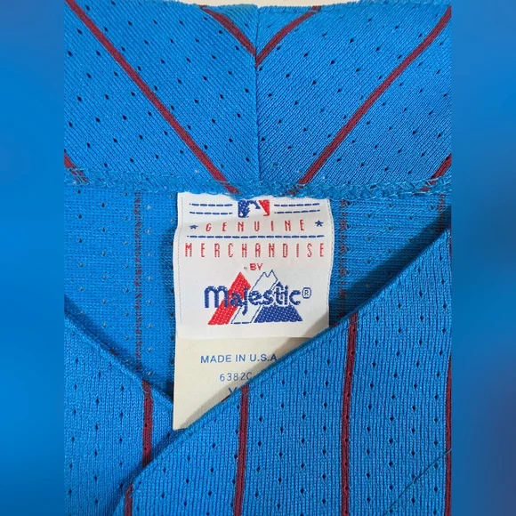 Vintage Majestic MLB New York Yankees Men’s Jersey – Size XL – Blue - Picture 4 of 13